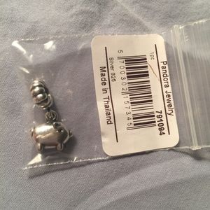 Pandora Silver Pig Charm